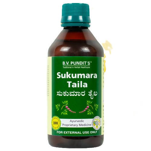 B V Pundit's Sukumara Taila - B V Pundit
