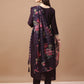 Alia Cut Hand Embroidered Kurta With Pant & Dupatta Premium, Multicolor - Hiral Fashion