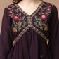 Alia Cut Hand Embroidered Kurta With Pant & Dupatta Premium, Multicolor - Hiral Fashion