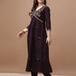 Alia Cut Hand Embroidered Kurta With Pant & Dupatta Premium, Multicolor - Hiral Fashion