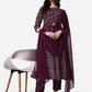 Anarkali Printed Kurta With Pant & Dupatta Set, Multicolor - Hiral Fashion