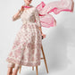 Anarkali Printed Kurta Suit With Pant And Dupatta Set, Multicolor - Hiral Fashion