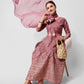 Anarkali Printed Kurta Suit With Pant And Dupatta Set, Multicolor - Hiral Fashion