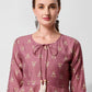 Anarkali Printed Kurta Suit With Pant And Dupatta Set, Multicolor - Hiral Fashion