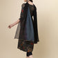 Alia Cut Kurta With Pant And Dupatta, Multicolor - Hiral Fashion