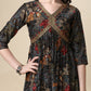 Alia Cut Kurta With Pant And Dupatta, Multicolor - Hiral Fashion