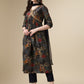 Alia Cut Kurta With Pant And Dupatta, Multicolor - Hiral Fashion