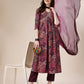 Alia Cut Kurta With Pant And Dupatta, Multicolor - Hiral Fashion