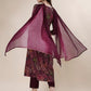 Alia Cut Kurta With Pant And Dupatta, Multicolor - Hiral Fashion