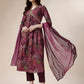 Alia Cut Kurta With Pant And Dupatta, Multicolor - Hiral Fashion
