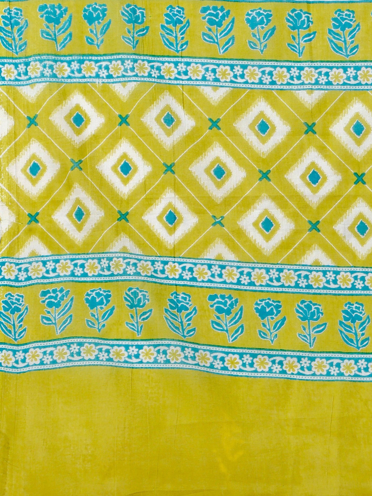 Block Printed Cotton Kurta With Pant And Dupatta Set, Multicolor - Hiral Fashion