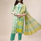 Block Printed Cotton Kurta With Pant And Dupatta Set, Multicolor - Hiral Fashion