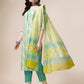 Block Printed Cotton Kurta With Pant And Dupatta Set, Multicolor - Hiral Fashion