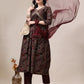 Alia Cut Printed & Embroidered Kurta With Pant & Dupatta Set, Multicolor - Hiral Fashion
