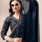 Alia Cut Printed & Embroidered Kurta With Pant & Dupatta Set, Multicolor - Hiral Fashion