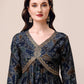 Alia Cut Printed & Embroidered Kurta With Pant & Dupatta Set, Multicolor - Hiral Fashion
