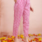 Angarakha Style Anarkali Printed Kurta With Pant And Dupatta Set, Multicolor - Hiral Fashion