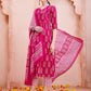 Angarakha Style Anarkali Printed Kurta With Pant And Dupatta Set, Multicolor - Hiral Fashion