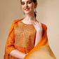 Bandhni Printed & Embroidered Kurta With Pant And Dupatta Set, Multicolor - Hiral Fashion