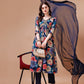 Alia Cut Floral Printed & Embroidered Rayon Kurta With Pant & Dupatta, Multicolor - Hiral Fashion