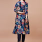 Alia Cut Floral Printed & Embroidered Rayon Kurta With Pant & Dupatta, Multicolor - Hiral Fashion