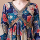 Alia Cut Floral Printed & Embroidered Rayon Kurta With Pant & Dupatta, Multicolor - Hiral Fashion