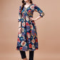 Alia Cut Floral Printed & Embroidered Rayon Kurta With Pant & Dupatta, Multicolor - Hiral Fashion