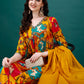 Alia Cut Hand Embroidered & Printed Pure Chinon Kurta With Pant & Dupatta, Multicolor - Hiral Fashion