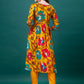 Alia Cut Hand Embroidered & Printed Pure Chinon Kurta With Pant & Dupatta, Multicolor - Hiral Fashion