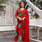 Alia Cut Hand Embroidered & Floral Printed Kurta With Pant & Dupatta Premium, Multicolor - Hiral Fashion