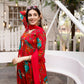 Alia Cut Hand Embroidered & Floral Printed Kurta With Pant & Dupatta Premium, Multicolor - Hiral Fashion