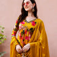 Alia Cut Hand Embroidered & Floral Printed Kurta With Pant & Dupatta Premium, Multicolor - Hiral Fashion