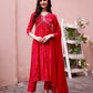 Alia Cut Hand Embroidered & Floral Printed Kurta With Pant & Dupatta Premium, Multicolor - Hiral Fashion