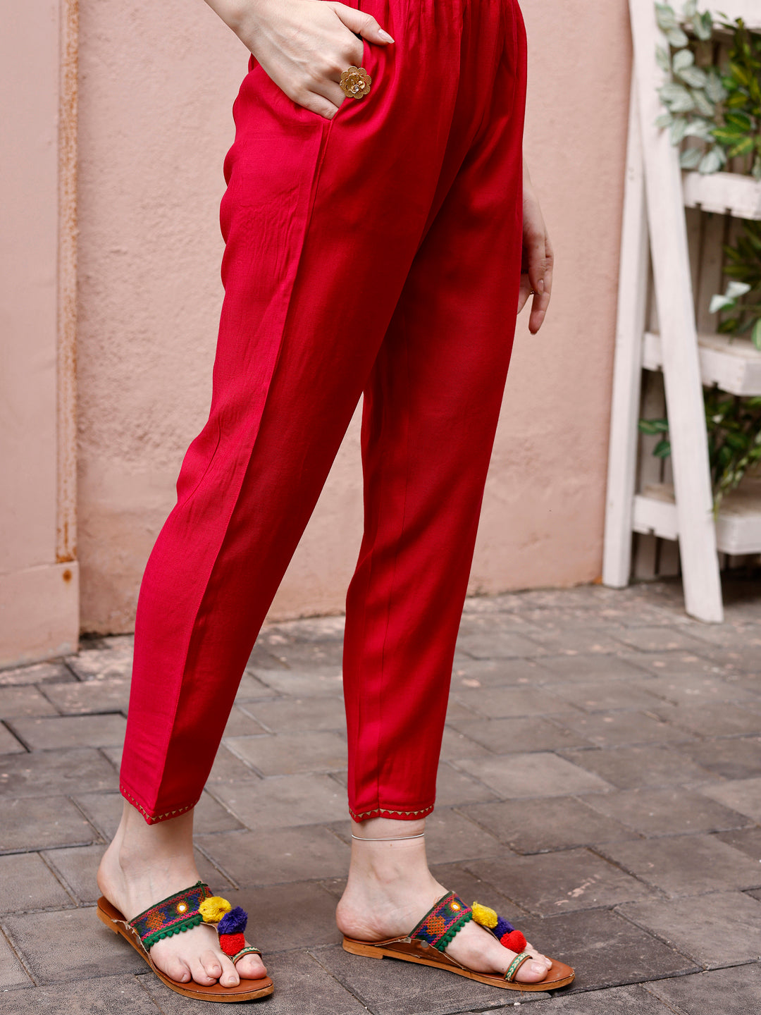 Alia Cut Hand Embroidered & Floral Printed Kurta With Pant & Dupatta Premium, Multicolor - Hiral Fashion
