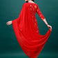 Alia Cut Hand Embroidered & Printed Pure Chinon Kurta With Pant & Dupatta, Multicolor - Hiral Fashion