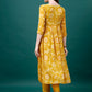 Alia Cut Hand Embroidered & Printed Pure Chinon Kurat With Pant & Dupatta, Multicolor - Hiral Fashion