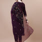 Alia Cut Embroidered Kurta With Pant & Organza Embroidered Dupatta Premium, Multicolor - Hiral Fashion