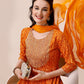Bandhani Printed & Embroidered Kurta With Pant & Dupatta Set, Multicolor - Hiral Fashion