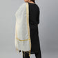 Janasya Women's Black Poly Silk Straight Casual Kurta Set | Swadesiicart