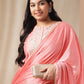 Janasya Pink Chanderi Embellished Set | Swadesiicart