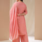 Janasya Pink Chanderi Embellished Set | Swadesiicart