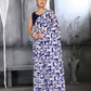 Aayaa Designer Printed Georgette Saree - Multi Color