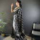 Joban Fashion Black Meenakari Banarasi Silk Sarees | Swadesiicart