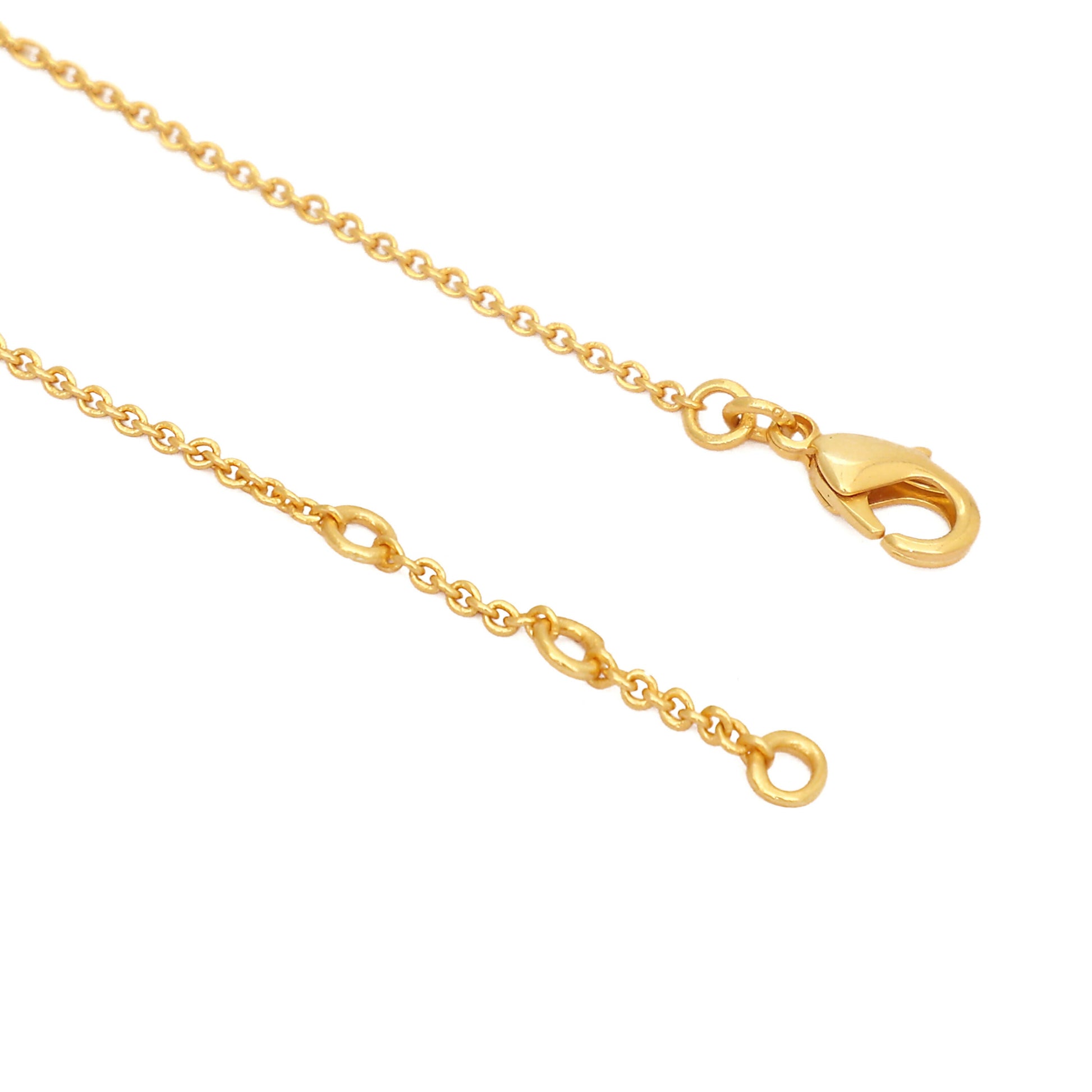 Nuyug 18k Trio Pendant Gold Anti Tarnish Necklace | Swadesiicart