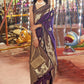 Beautiful Wine Handloom Weaving Silk Saree - Emponline | Swadesiicart