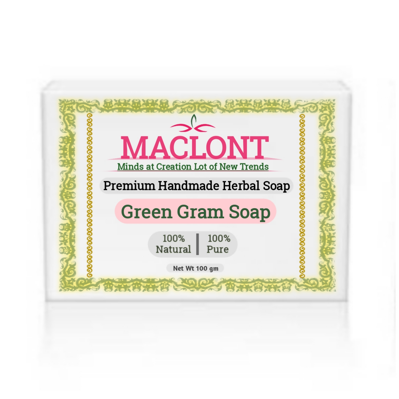 Maclont Green Gram Soap | Swadesiicart