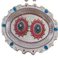 Kundan HandiKrafts Designer Haldi Kumkum Platters - Swadesiicart