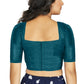 Aastha Fashion Women's Teal Art Silk Designer Traditional Readymade Blouse