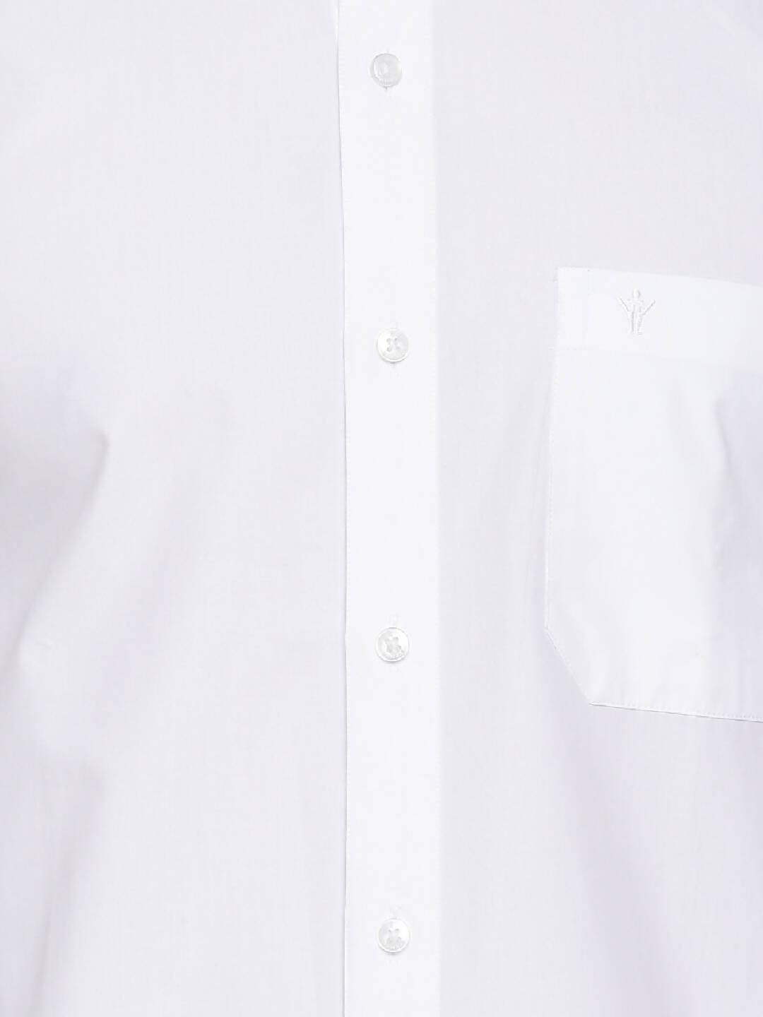 Ramraj Cotton Mens Full Sleeve Formal 100 % Cotton White Shirt | Swadesiicart