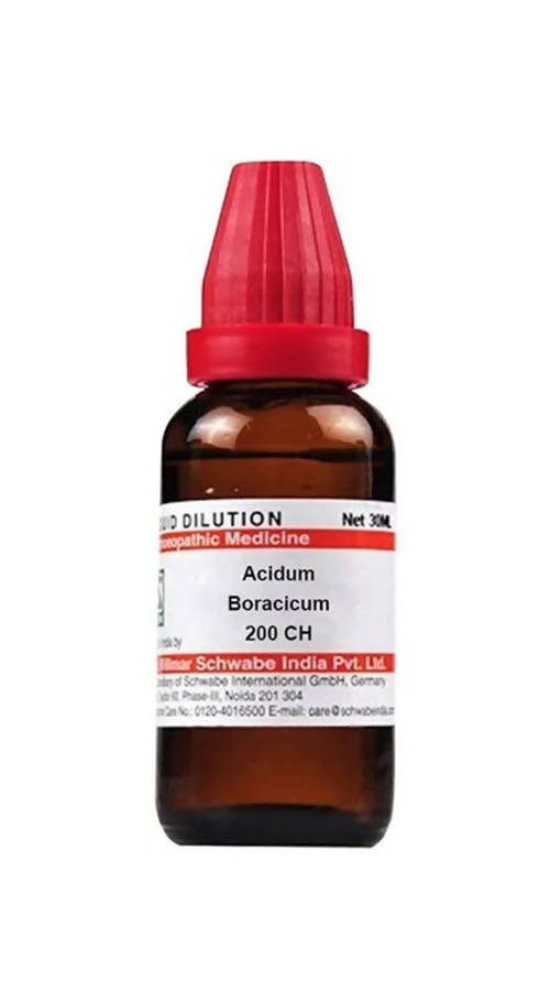 Dr. Willmar Schwabe India Acidum Boracicum Dilution | Swadesiicart